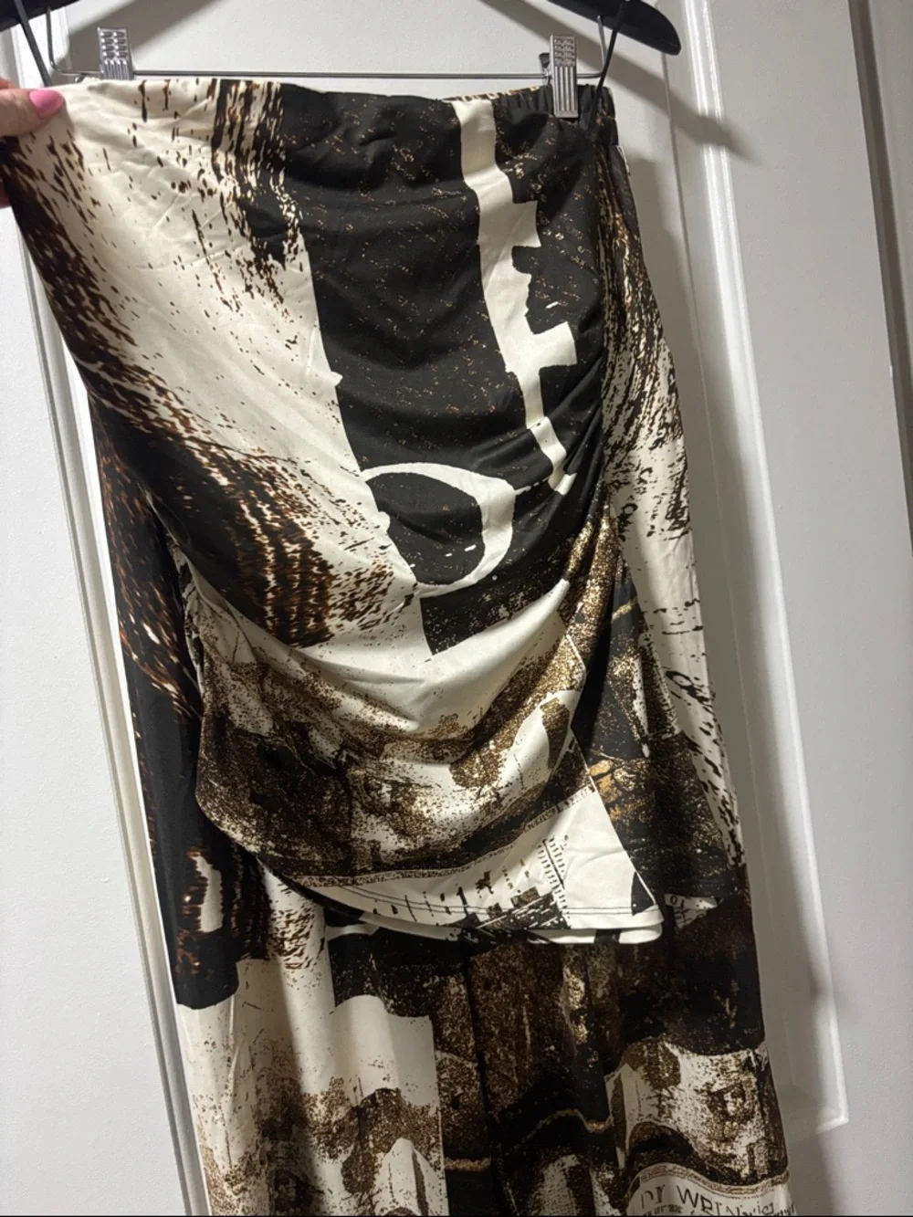 Abstract Print Strapless Set - Picture 5 of 6